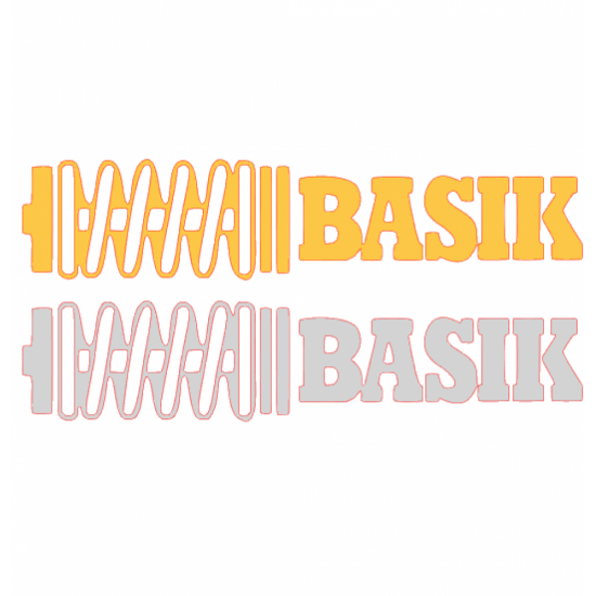 BASIK STİCKER 3x15cm